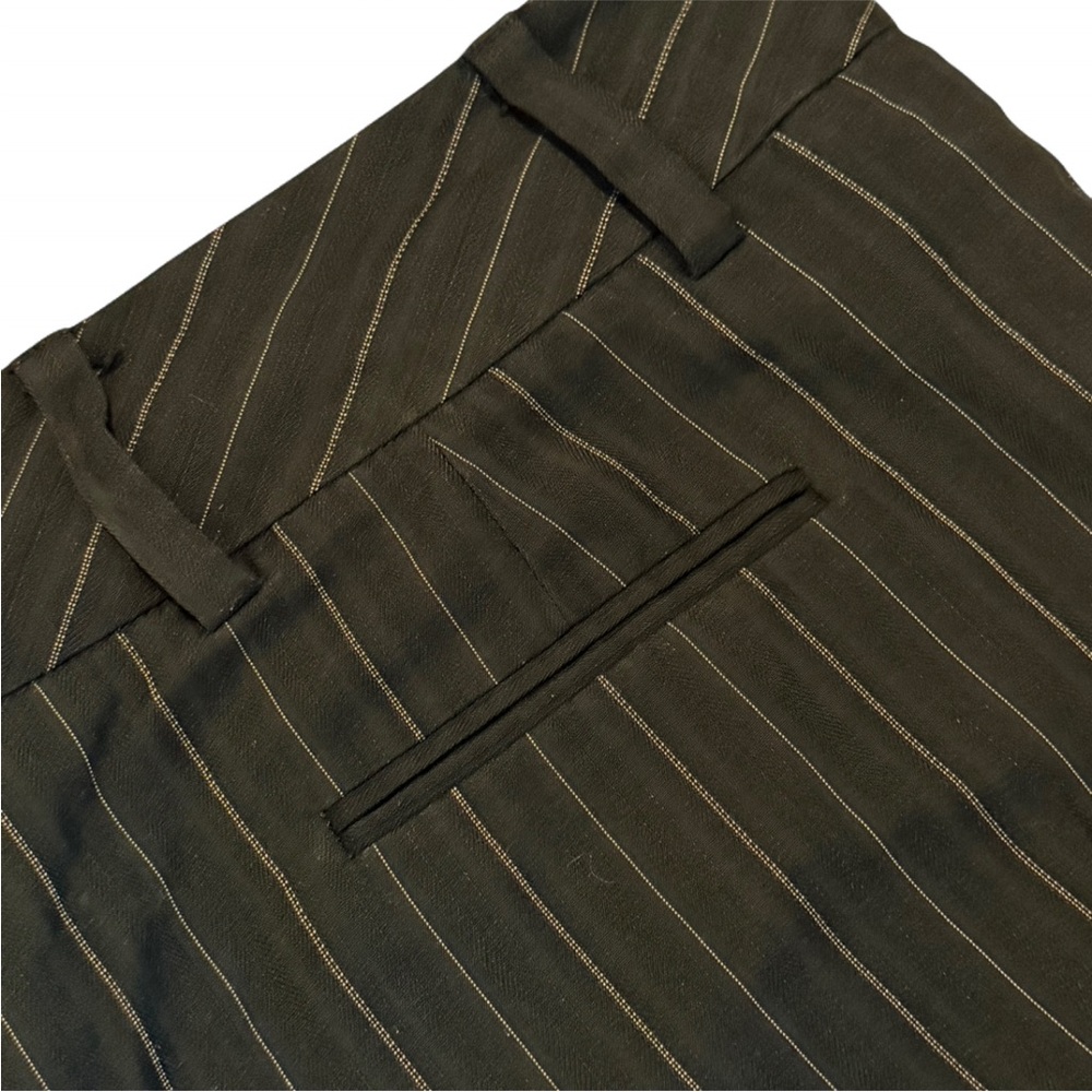 AGB vintage black pinstripe shorts